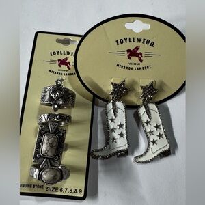 Idyllwind Kids Star Boot Jewelry Set - Silver and White